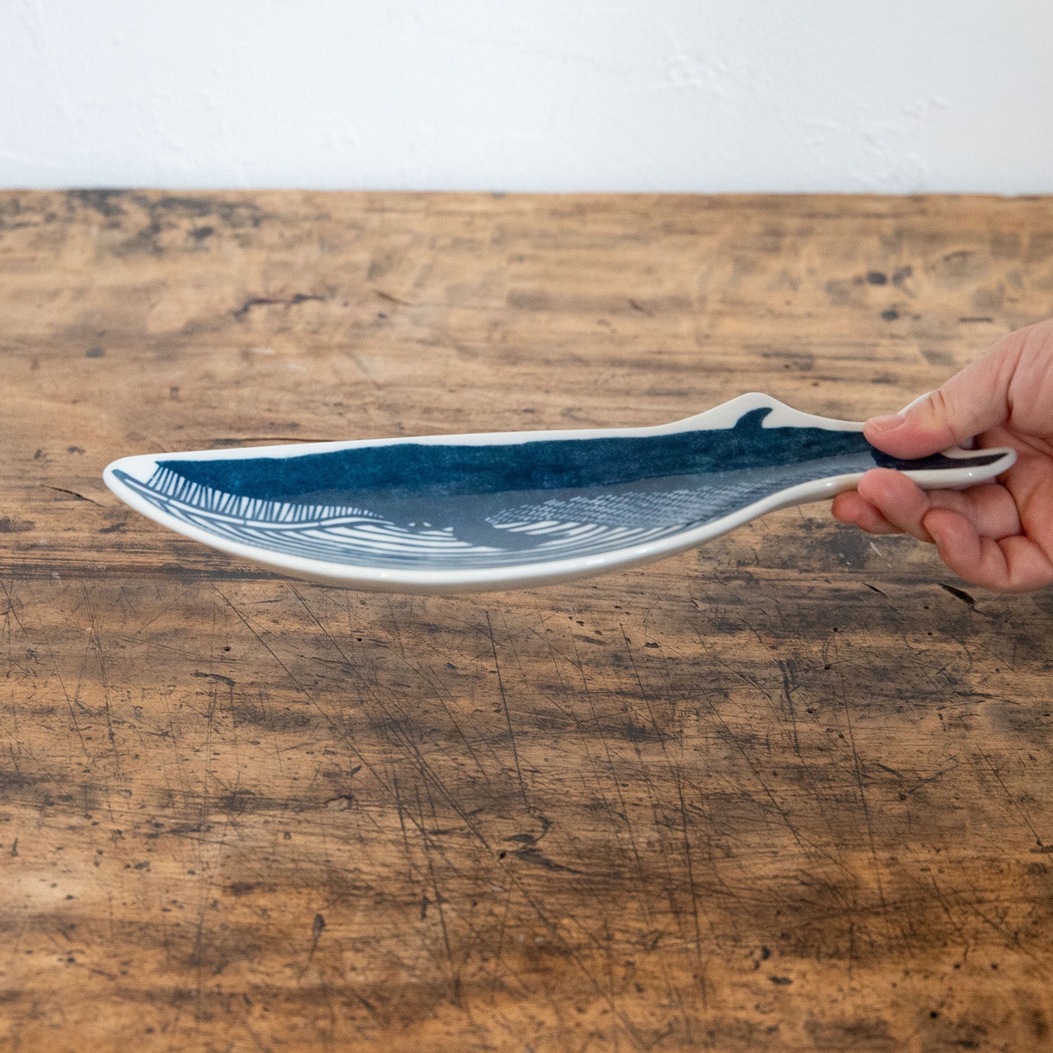 KATA KATA/カタカタ 倉敷意匠計画室 印判手 長皿 クジラ