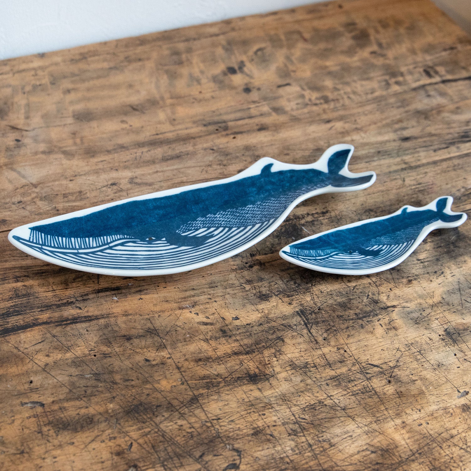 かば　倉敷意匠 KATA KATA/カタカタ 倉敷意匠計画室 印判手 長皿 クジラ