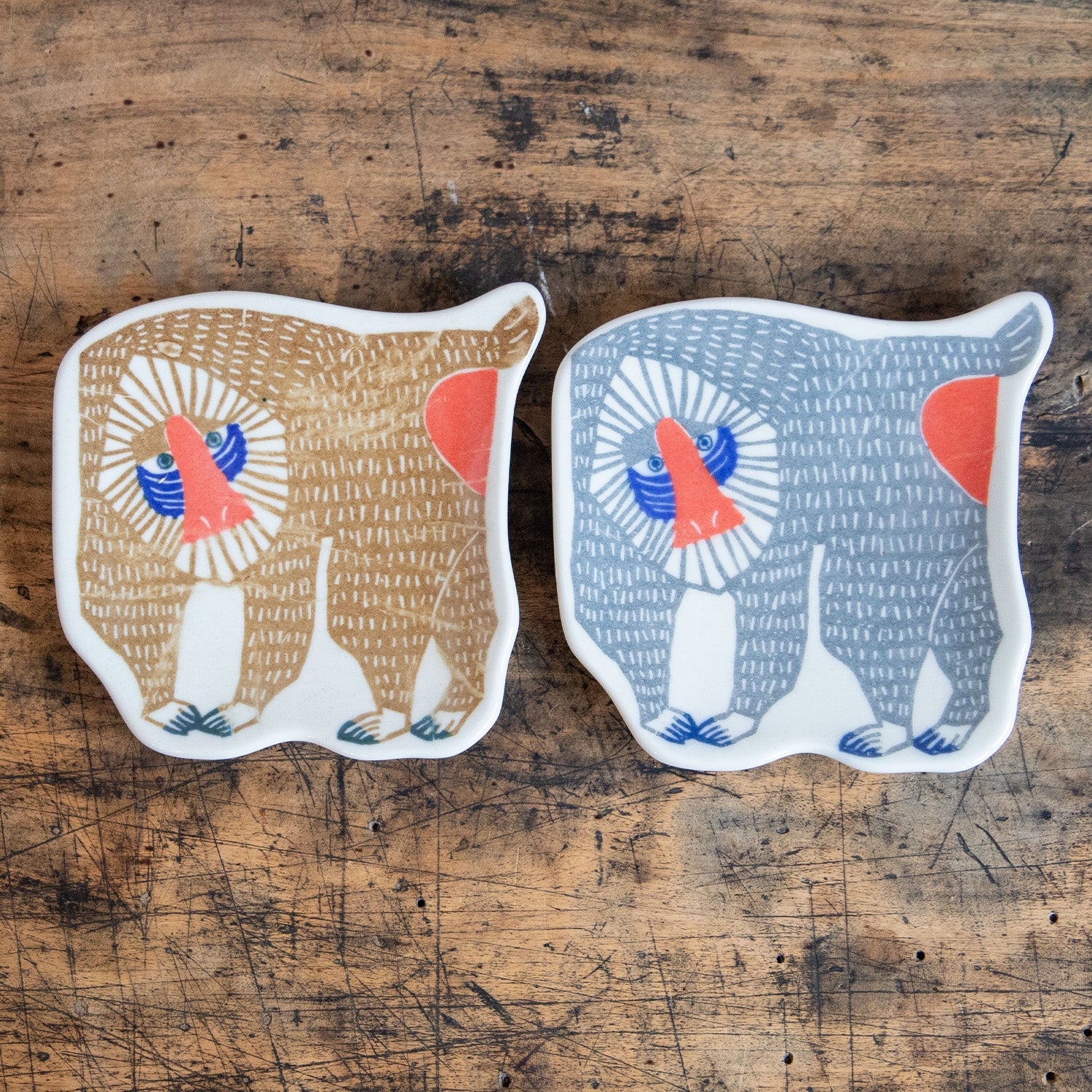 KATA KATA/カタカタ 倉敷意匠計画室 印判手 七寸皿 (群れ