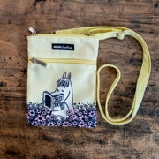 Moomin/ムーミン 　スノークのおじょうさん 読書 クラシック ネック バッグ 黄色