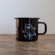 Muurla/ムールラ　ムーミン ホーロー マグ スティンキーブラック