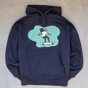 ニコノマニマニ　ビッグシルエットパーカー  ‘SKATE GIRL’