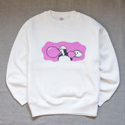 ニコノマニマニ　ビッグシルエット クルーネックスウェット  ‘CHEWING GUM’