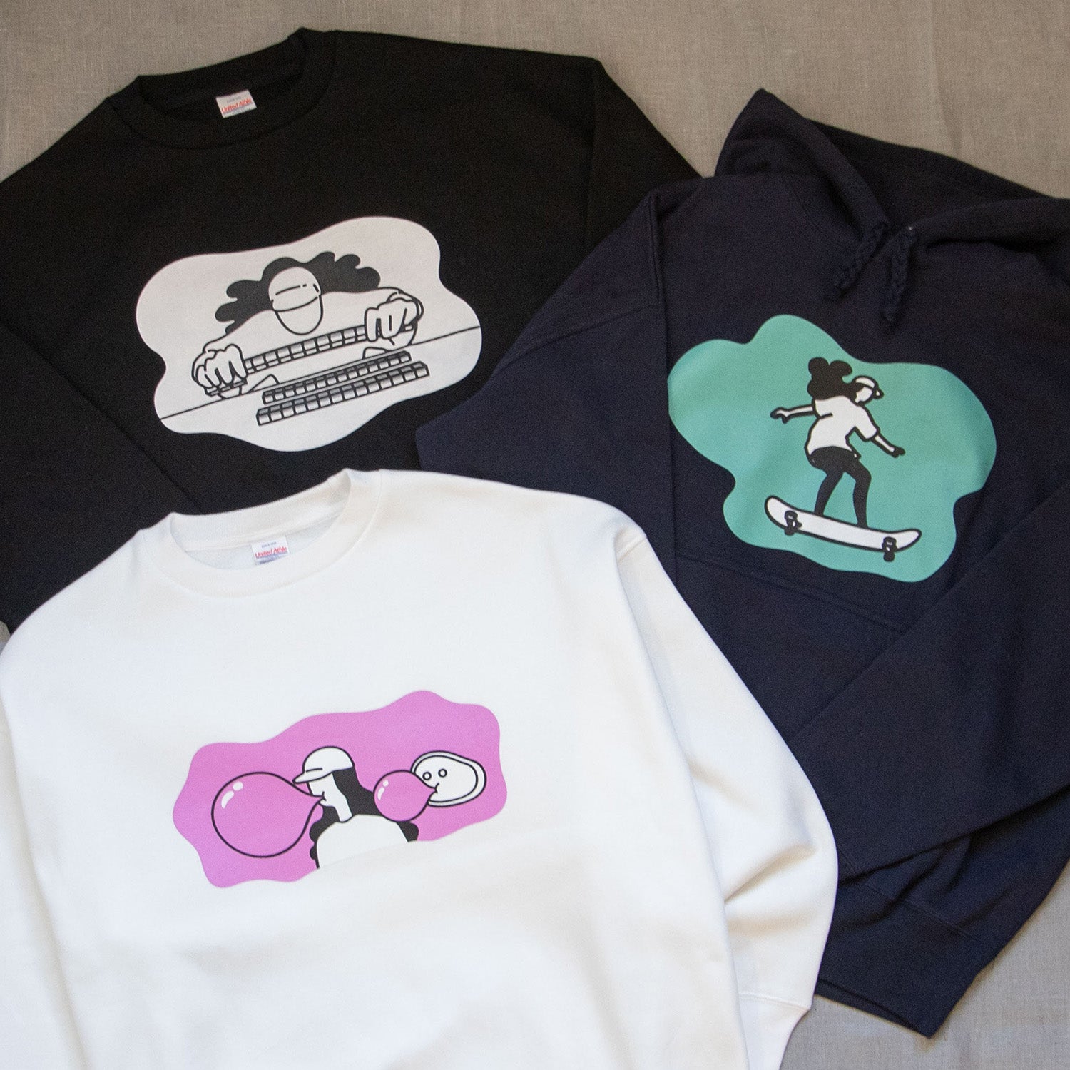 ニコノマニマニ ビッグシルエットパーカー 'TSUBAME CHANGE