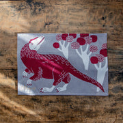 moritaMiW/モリタミウ　ランチョンマット あの地を歩く羽毛恐竜