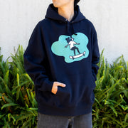 ニコノマニマニ 2024AW　ビッグシルエットパーカー  ‘SKATE GIRL’