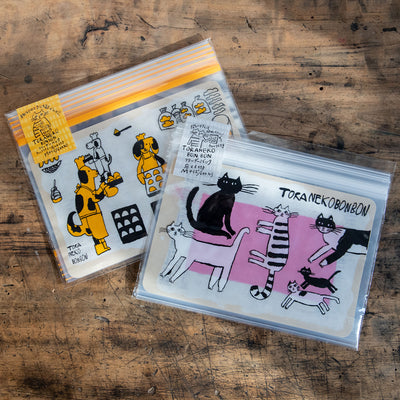 トラネコボンボン　フリーザーバッグ M