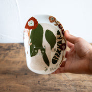 moritaMiW/モリタミウ　小皿 ネコ「空き地の陽だまりの猫」