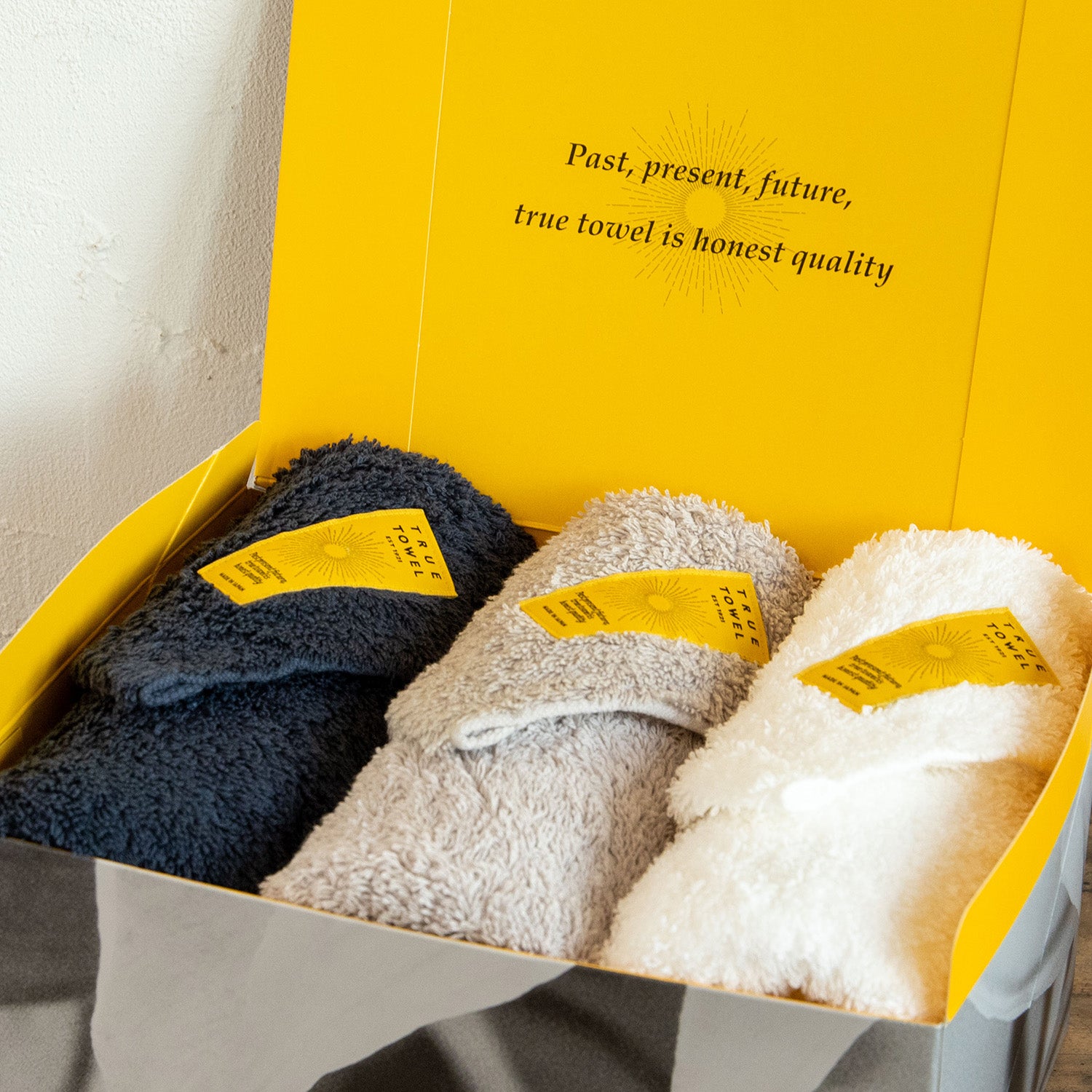 TRUE TOWEL/トゥルータオル classic SUGOI フェイスタオル 3枚 セット