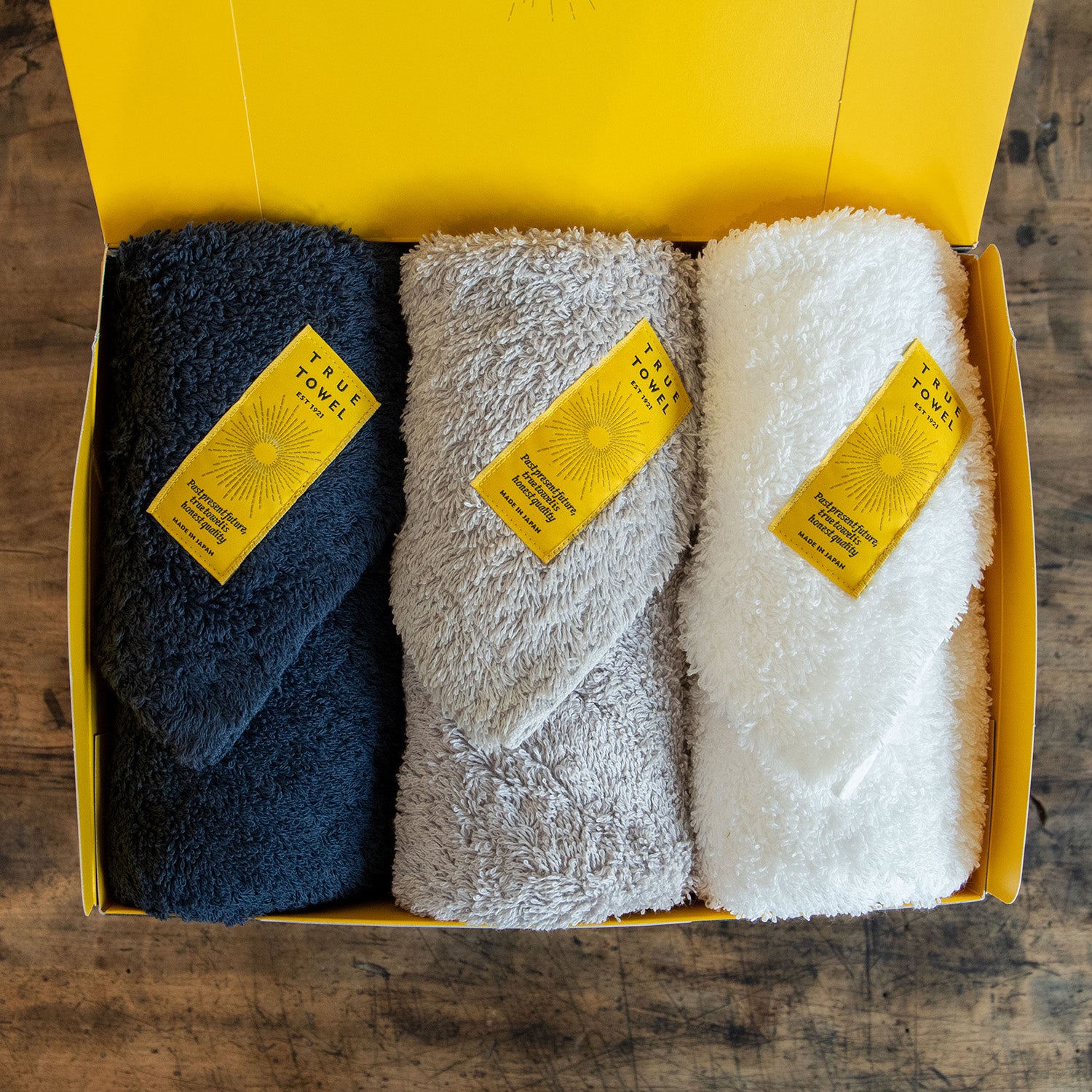 TRUE TOWEL/トゥルータオル classic SUGOI フェイスタオル 3枚 セット