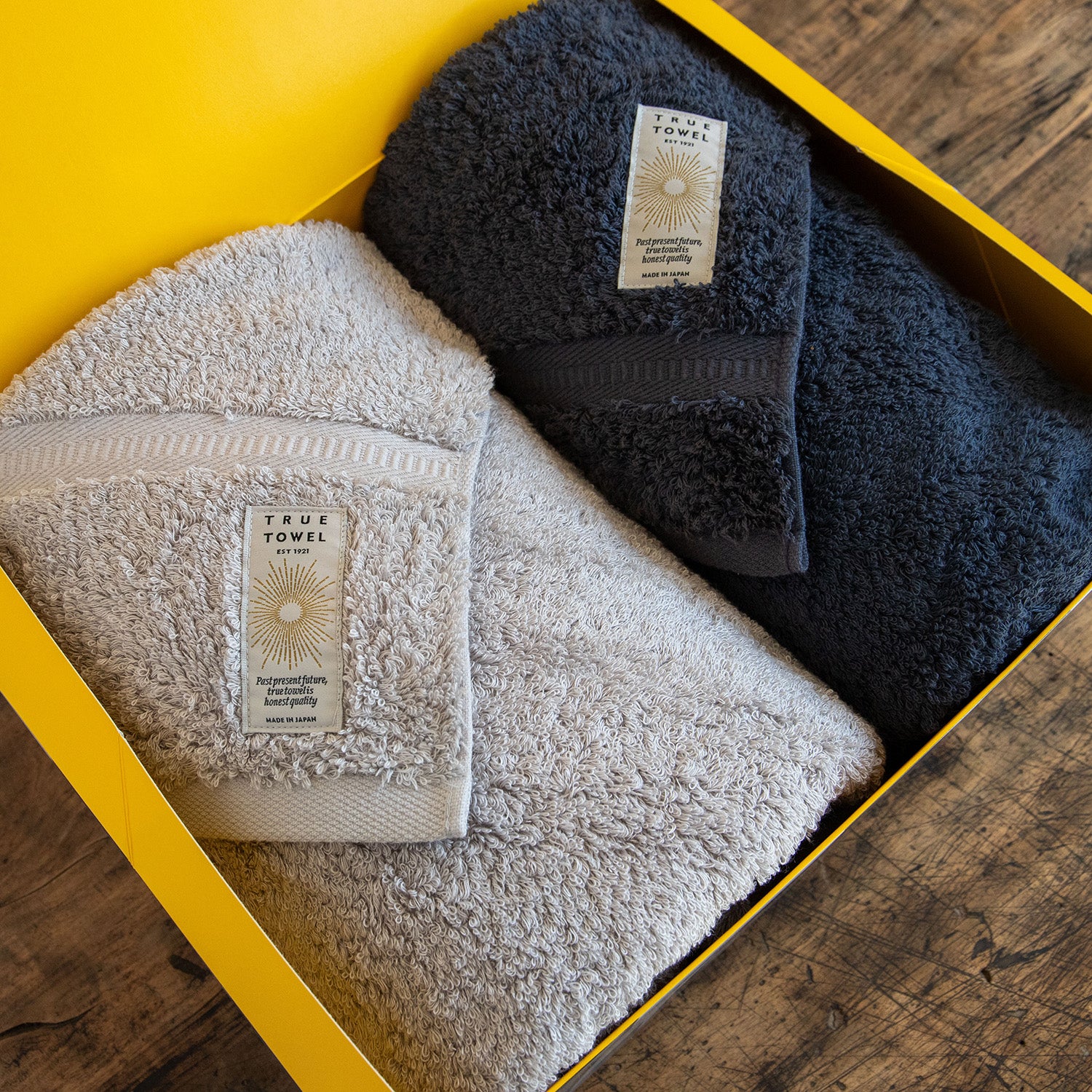 新品未使用　TRUE TOWEL バスタオル2枚　ギフトセット GIFT】TRUETOWEL【VaCanZe】バスタオル2枚セット