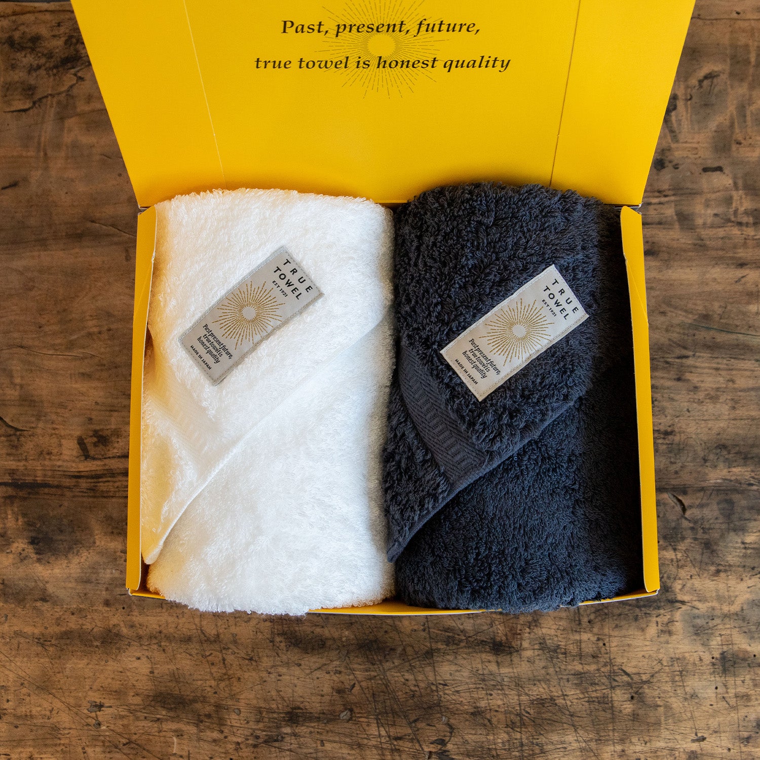 TRUE TOWEL/トゥルータオル classic HOTEL フェイスタオル 2枚 セット