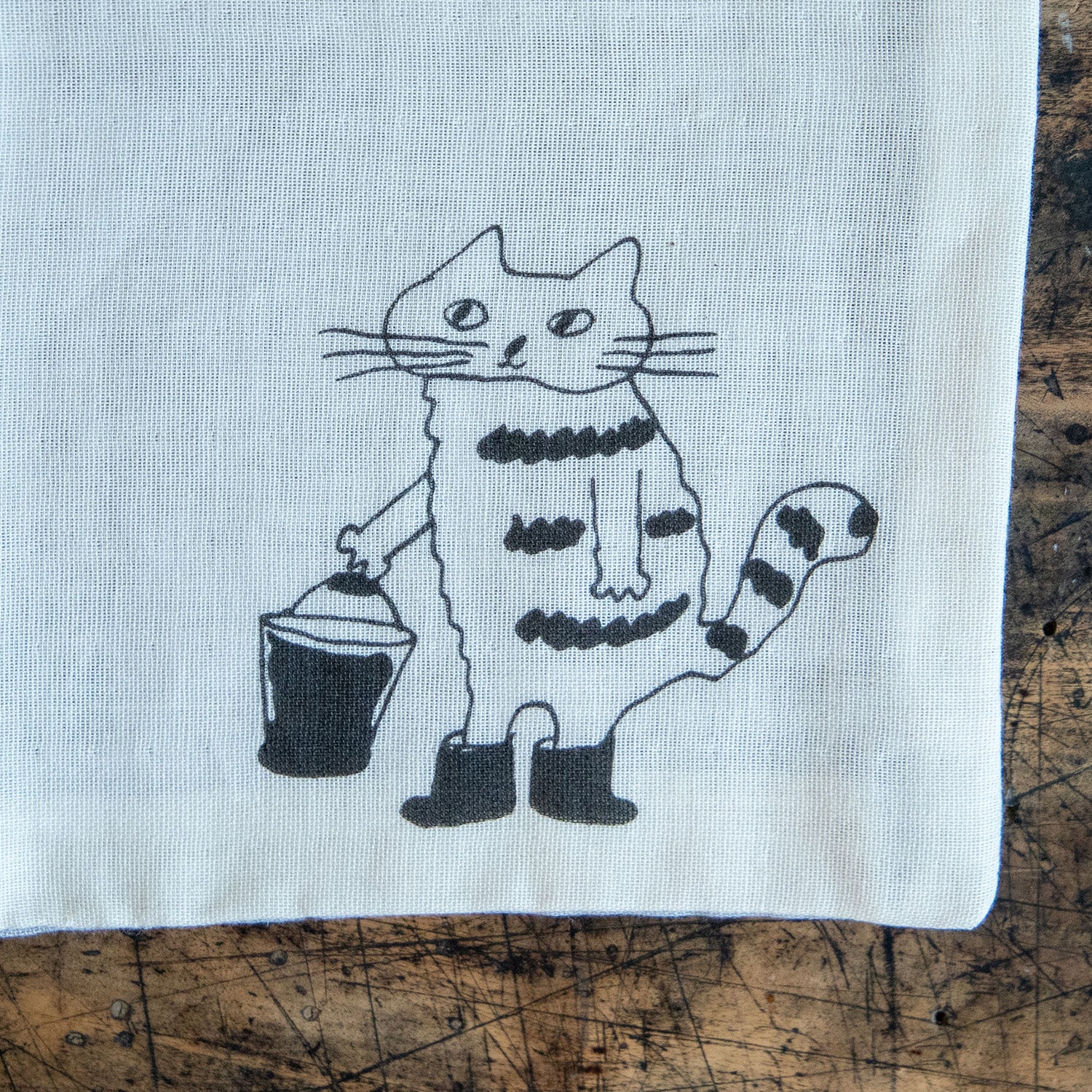 りんです。ティカップゼブラ猫ちゃんガーゼハンカチ トラネコボンボン 釜もみガーゼ ハンカチ – ニコノマニマニ雑貨店