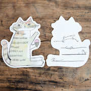 トラネコボンボン　猫ちゃん切り抜きカード トラ猫 (B)