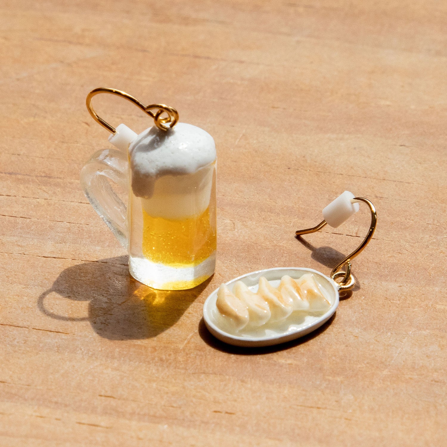 gargle/ガーグル ギョーザとビール ピアス – ニコノマニマニ雑貨店