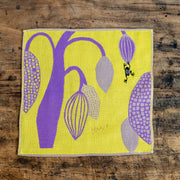 moritaMiW/モリタミウ　ガーゼハンカチ カエル『花とカエル』