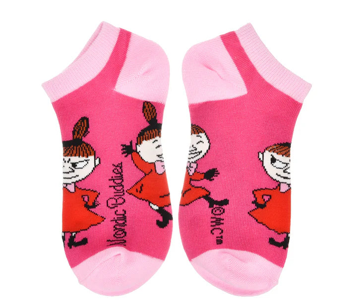 Moomin/ムーミン 　レディース クラシック アンクルソックス リトルミィ レッド