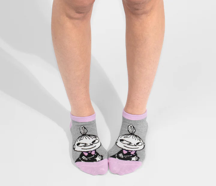 Moomin/ムーミン 　レディース クラシック アンクルソックス リトルミィ グレー