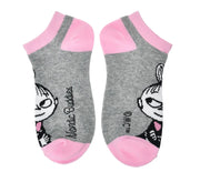 Moomin/ムーミン 　レディース クラシック アンクルソックス リトルミィ グレー