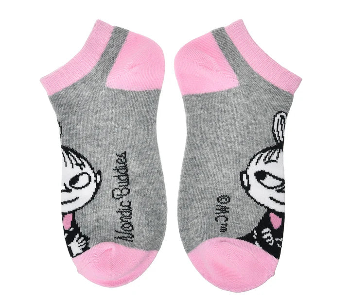 Moomin/ムーミン 　レディース クラシック アンクルソックス リトルミィ グレー