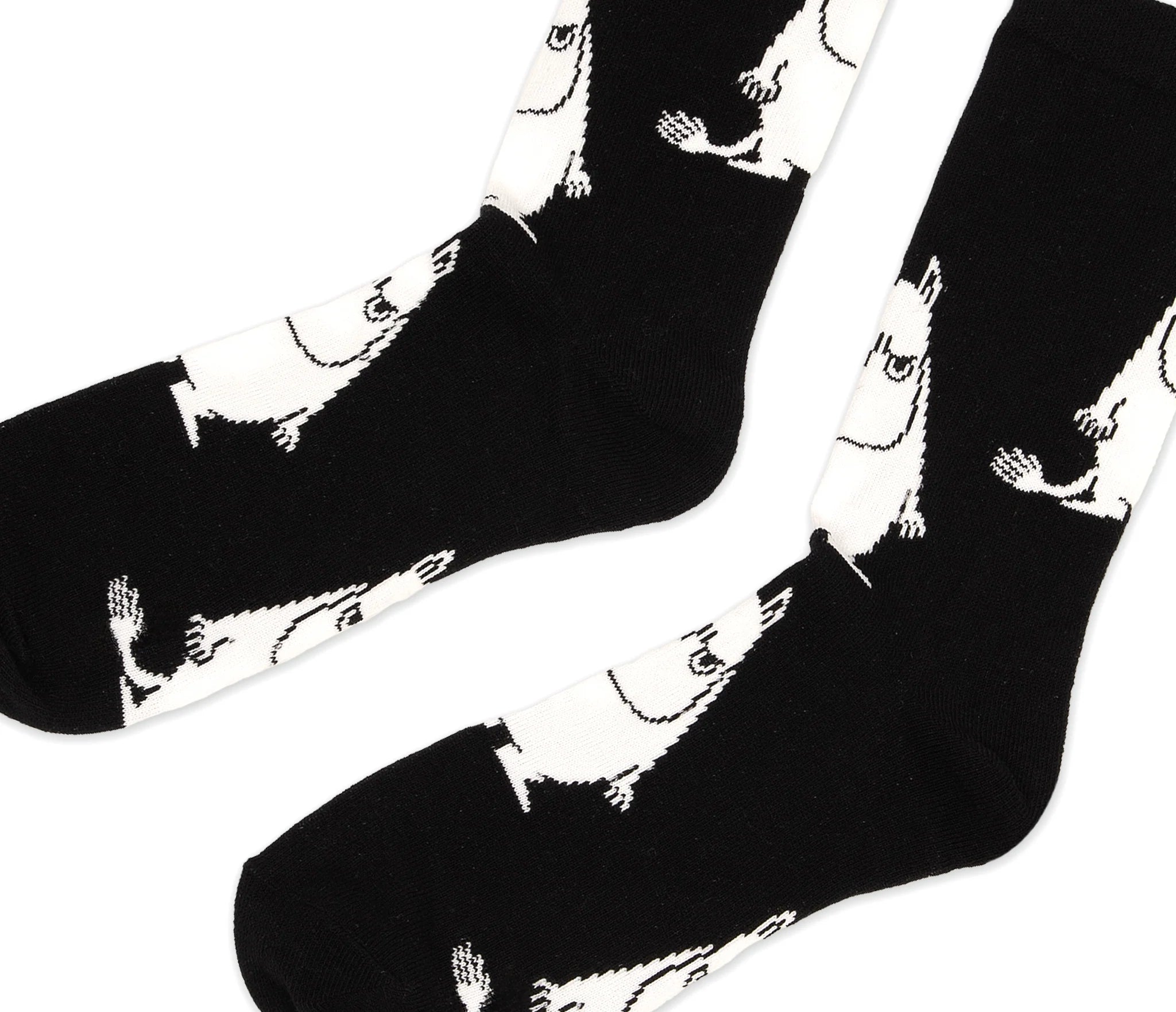 Moomin/ムーミン 　メンズ クラシック ソックス アングリームーミン ブラック