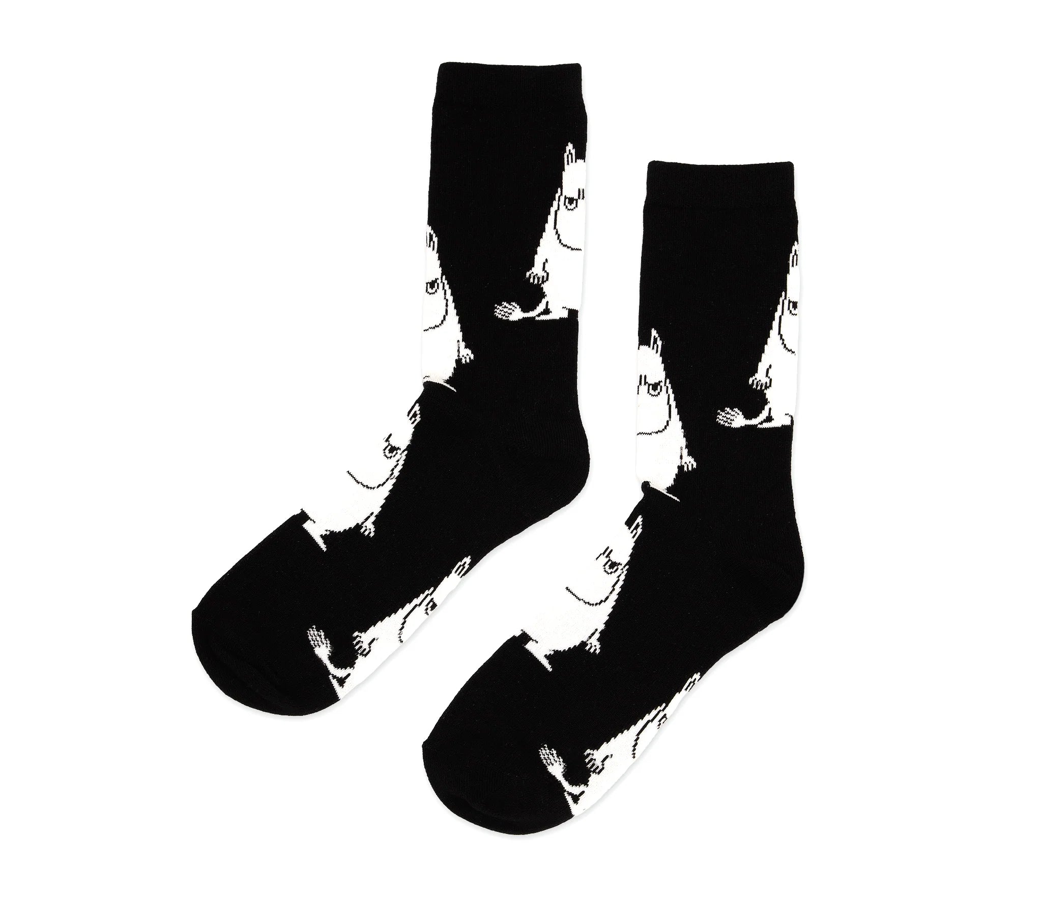 Moomin/ムーミン 　メンズ クラシック ソックス アングリームーミン ブラック