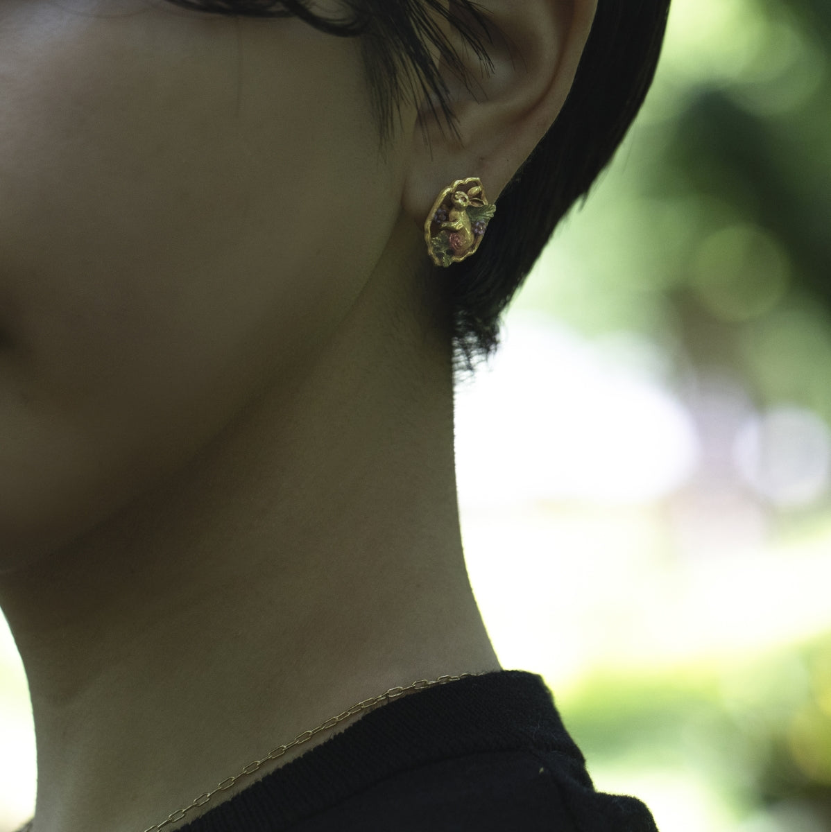 Palnart Poc /パルナートポック　シークレットガーデンピアス