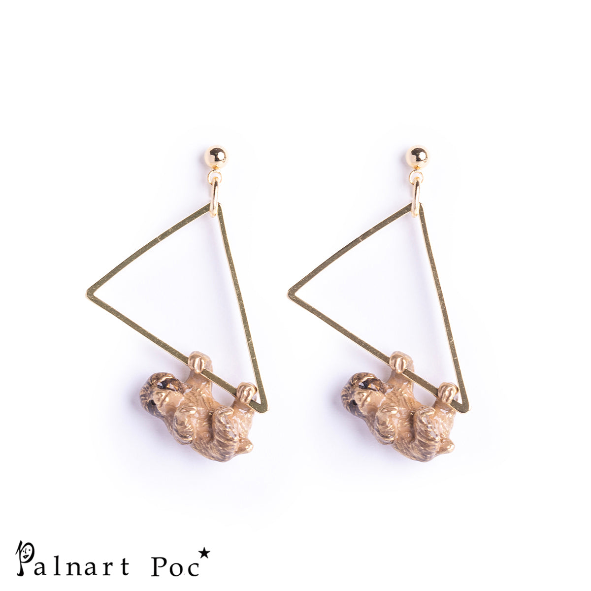 Palnart Poc /パルナートポック　ナマケモノ ピアス