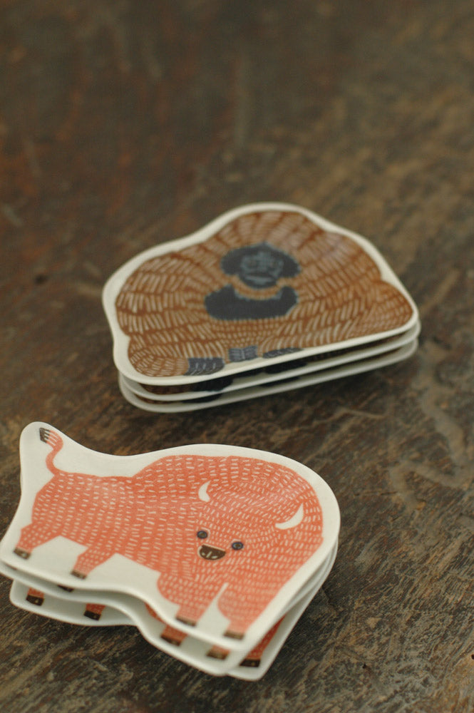 KATA KATA/カタカタ　倉敷意匠計画室　印判手 豆皿 オラウータン