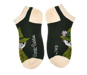Moomin/ムーミン 　レディース クラシック アンクルソックス スナフキン グリーン・ベージュ