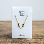 Aquvii / アクビ　gun heart necklace