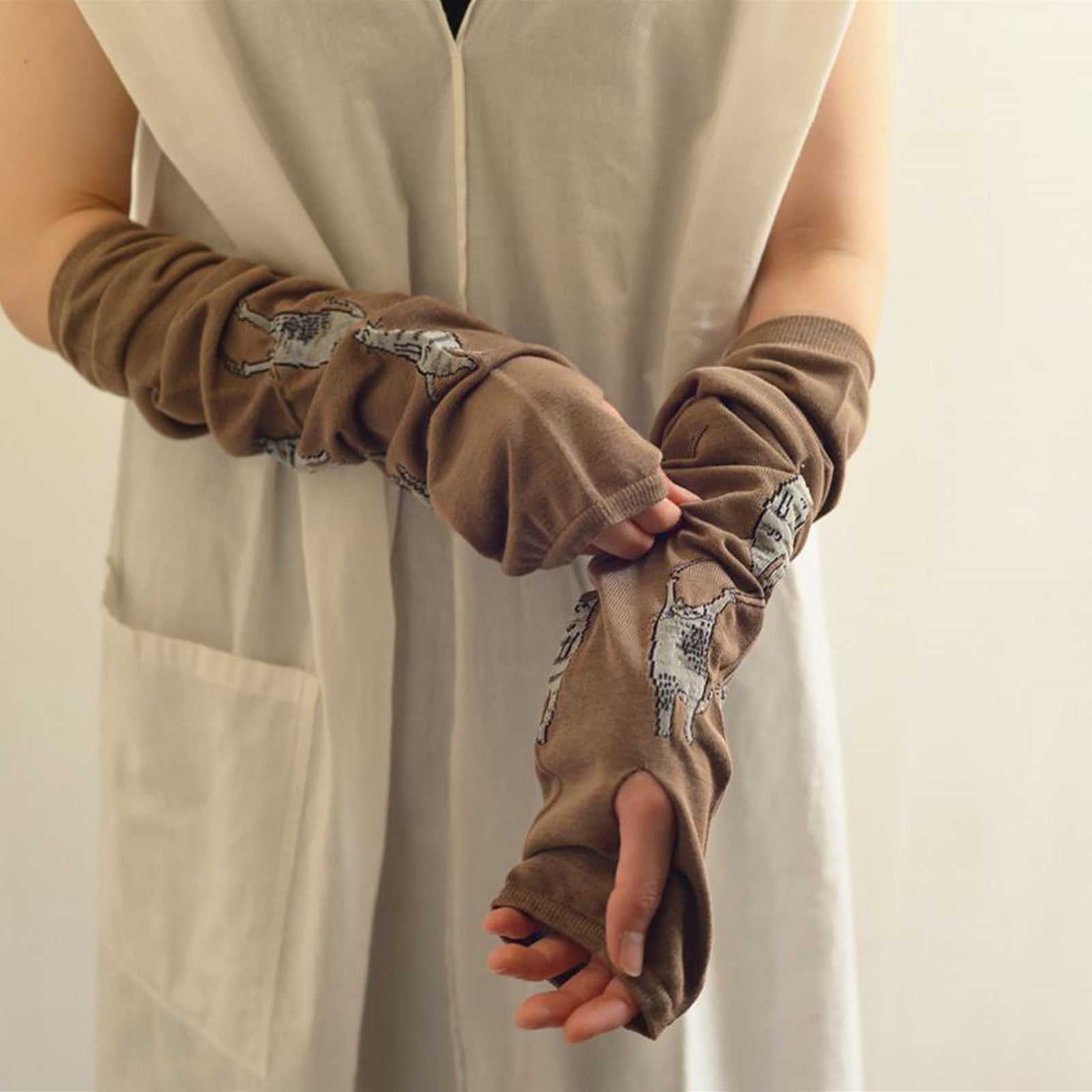 トラネコボンボン　ひんやりアームカバー