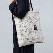 Moomin/ムーミン 　ムーミン谷とジャングル トートバッグ ナチュラルカラー