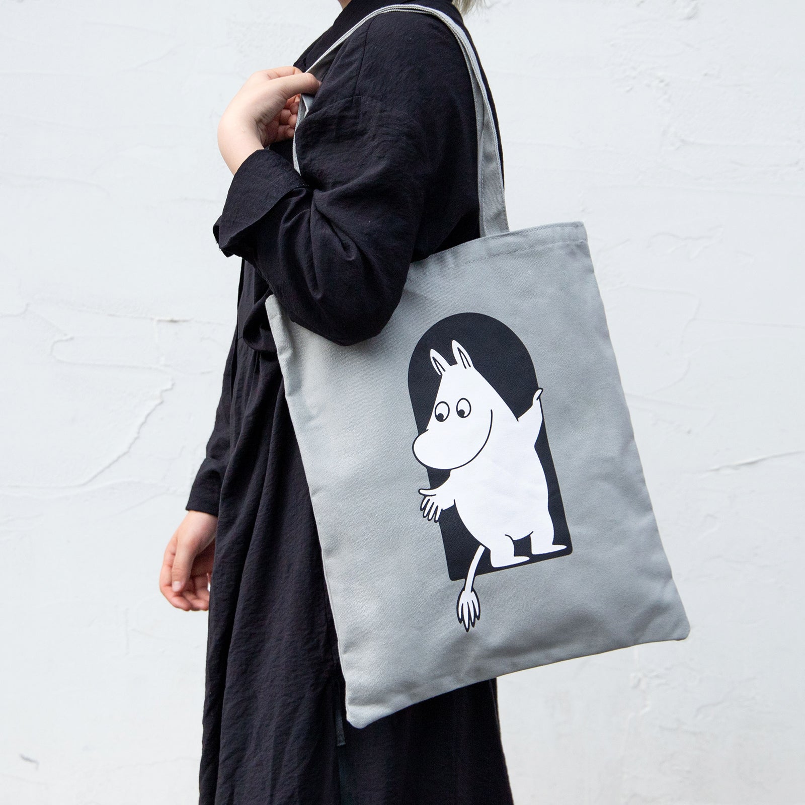 Moomin/ムーミン 　扉はいつも開いている トートバッグ グレー