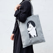 Moomin/ムーミン 　扉はいつも開いている トートバッグ グレー