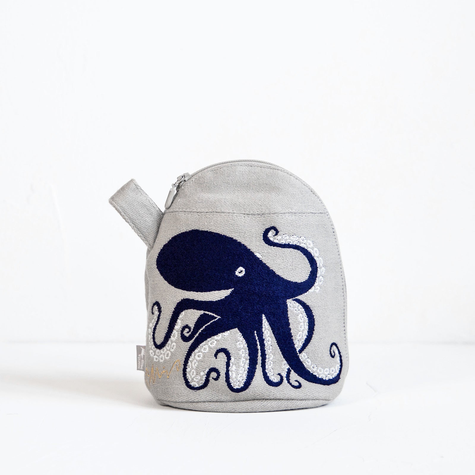 moritaMiW/モリタミウ　マチ付きポーチ 深海のダンスのタコたち