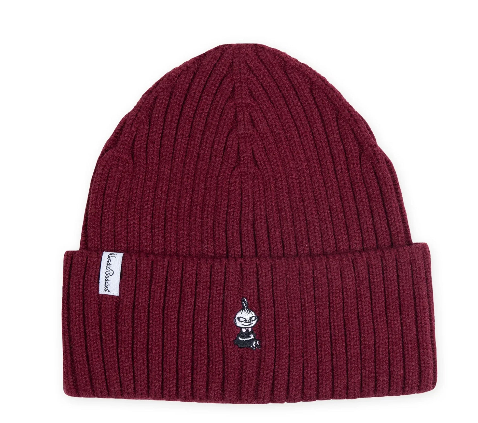 Moomin/ムーミン ウィンター 刺繍 ビーニー ニット帽 ムーミン グレー