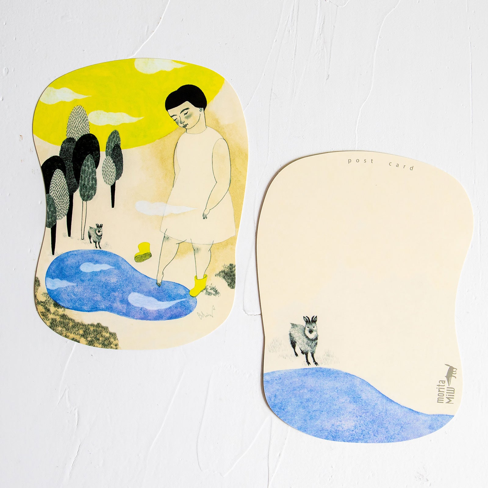 moritaMiW/モリタミウ　ポストカード 雨上がりに