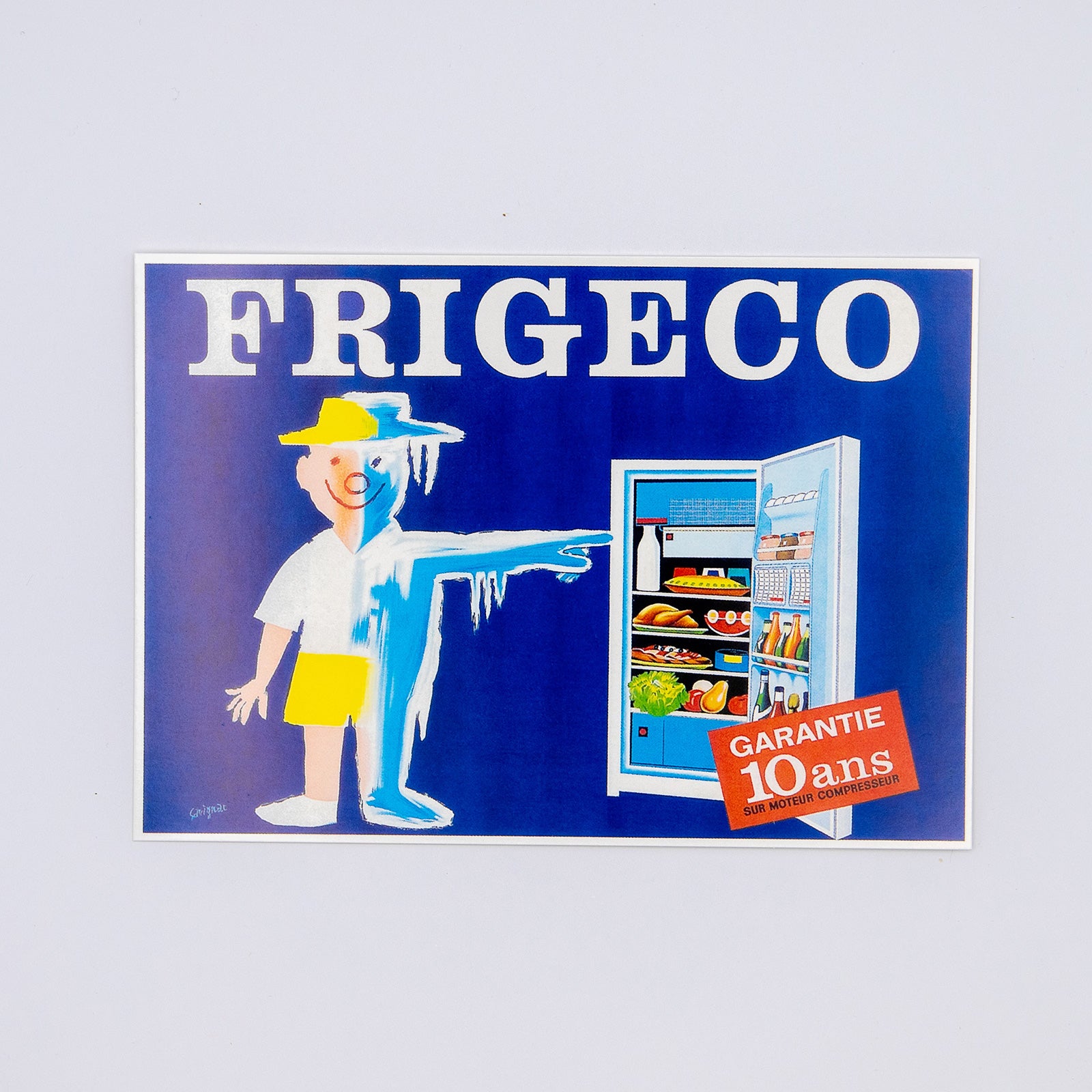 Raymond Savignac/レイモン・サヴィニャック　ポストカード FRIGECO(家電メーカー)
