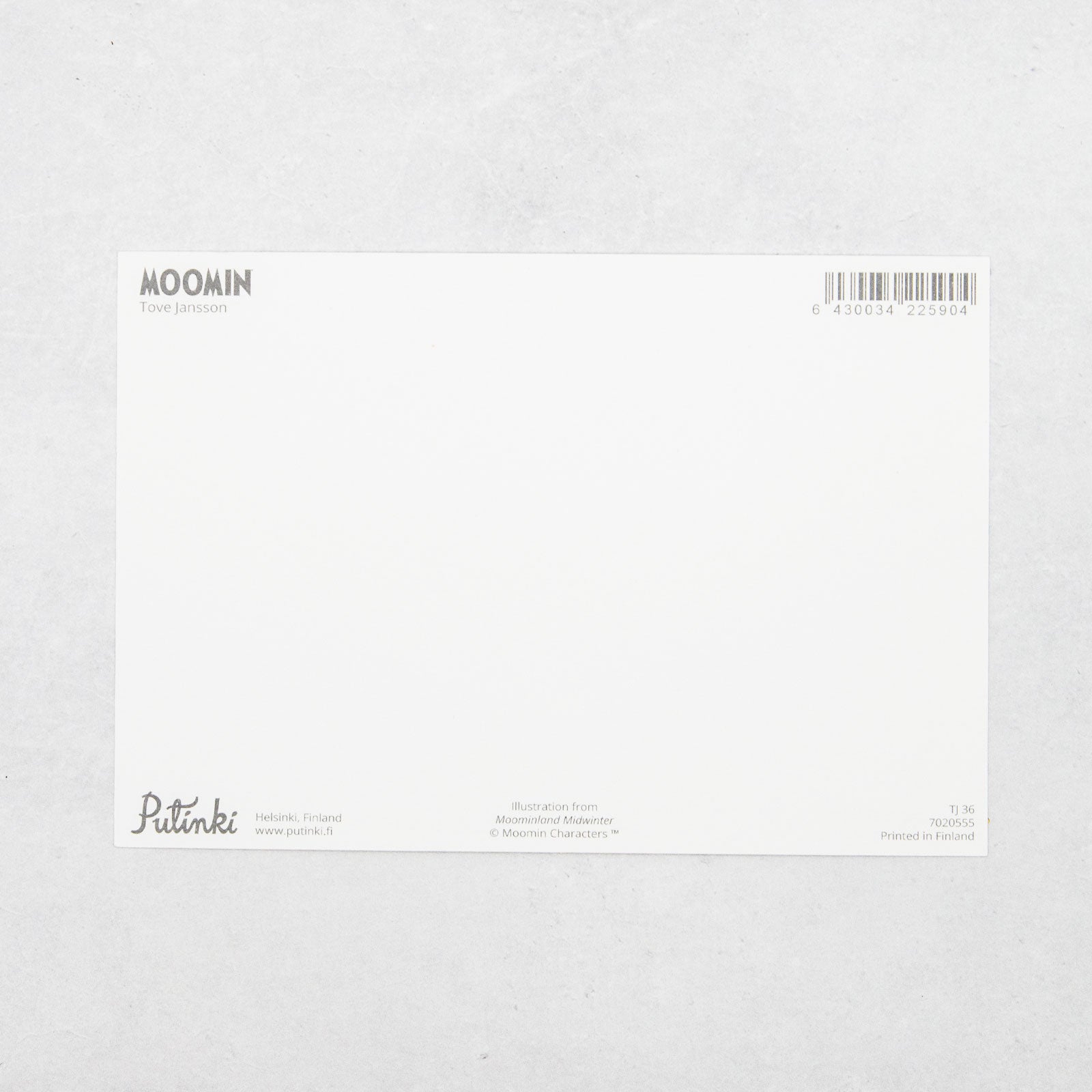 Moomin/ムーミン　ポストカード ミーサ