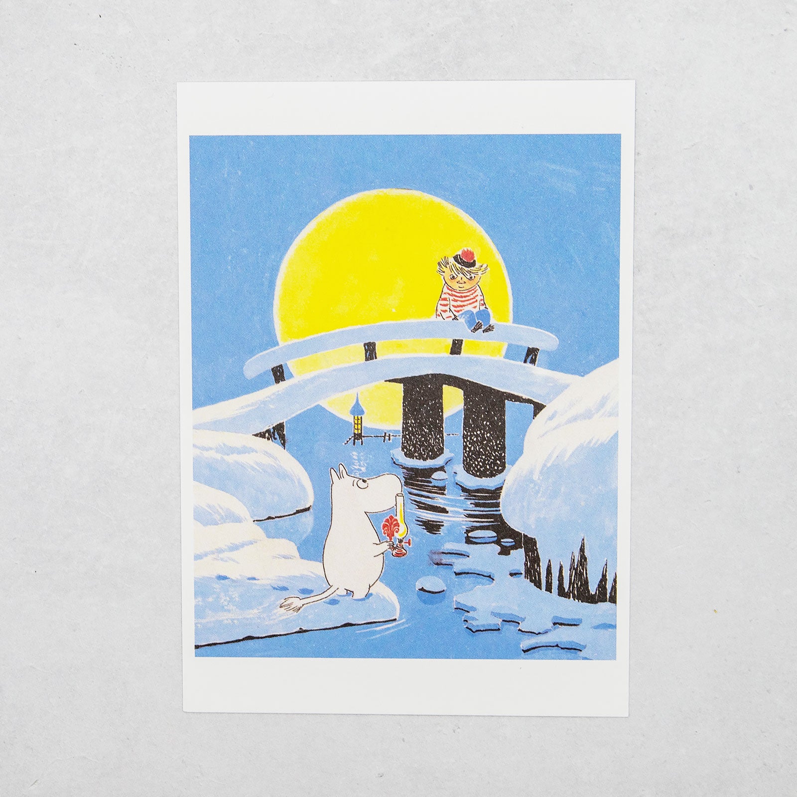 Moomin/ムーミン　ポストカード ムーミンとトゥーティッキ