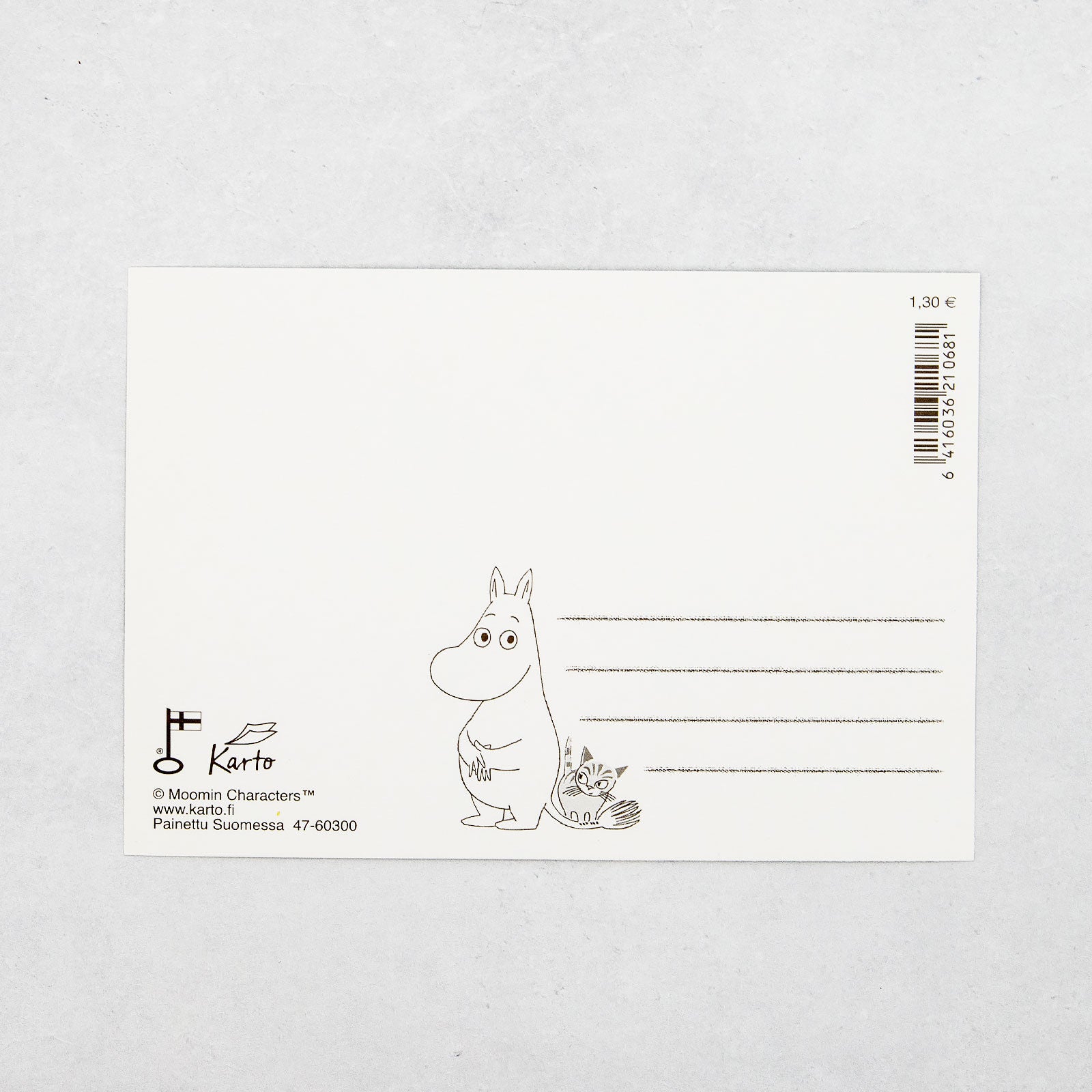 Moomin/ムーミン　ポストカード コミック表紙絵3巻