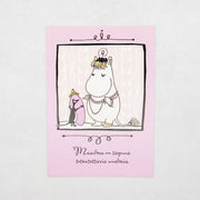 Moomin/ムーミン　ポストカード フローレンクリームパープル