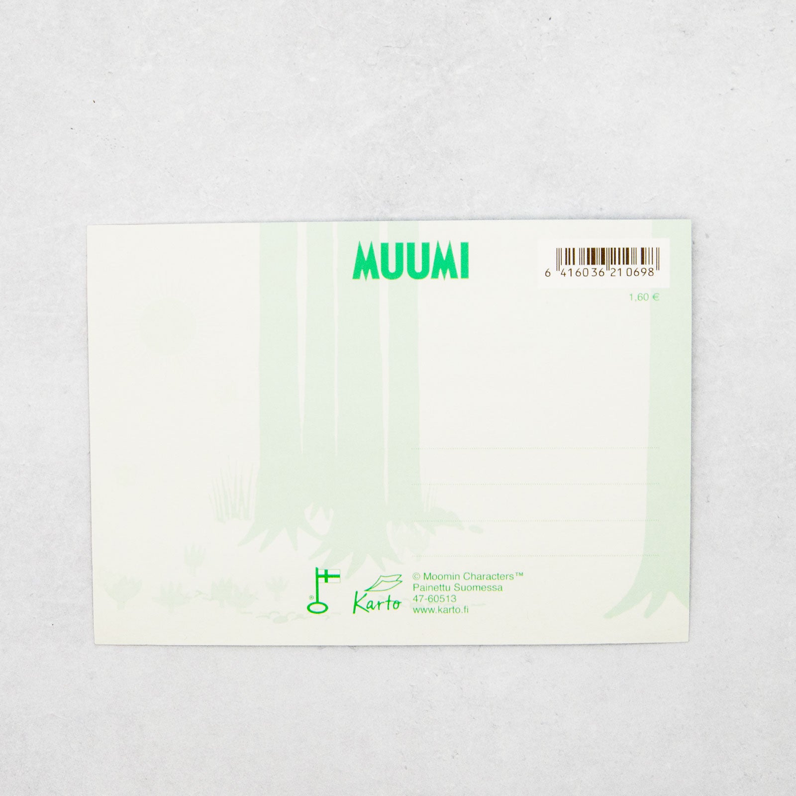 Moomin/ムーミン　ポストカード ムーミンとスノークノオジョウサン