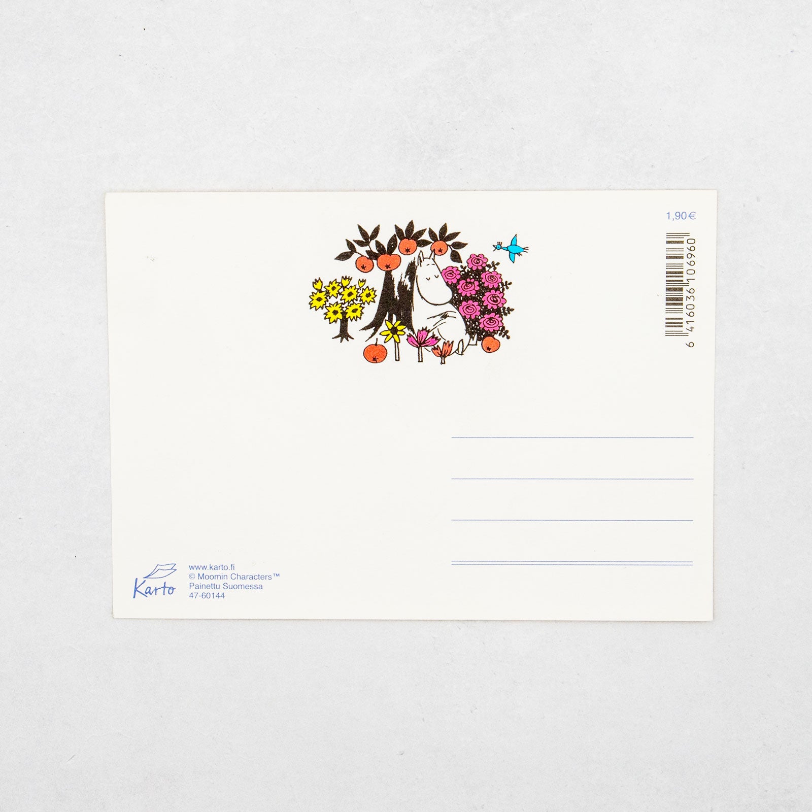 Moomin/ムーミン ポストカード シール イエロー – ニコノマニマニ雑貨