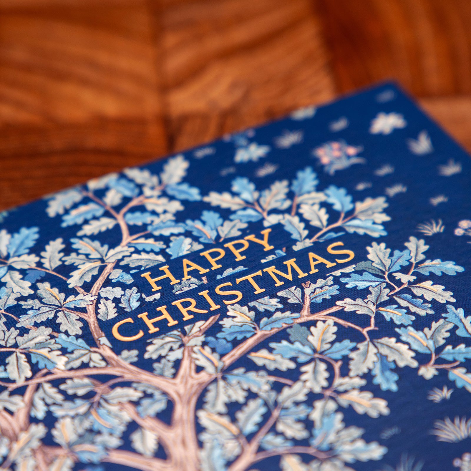 クリスマス ウィリアム・モリス「小川の鹿」　メッセージカード