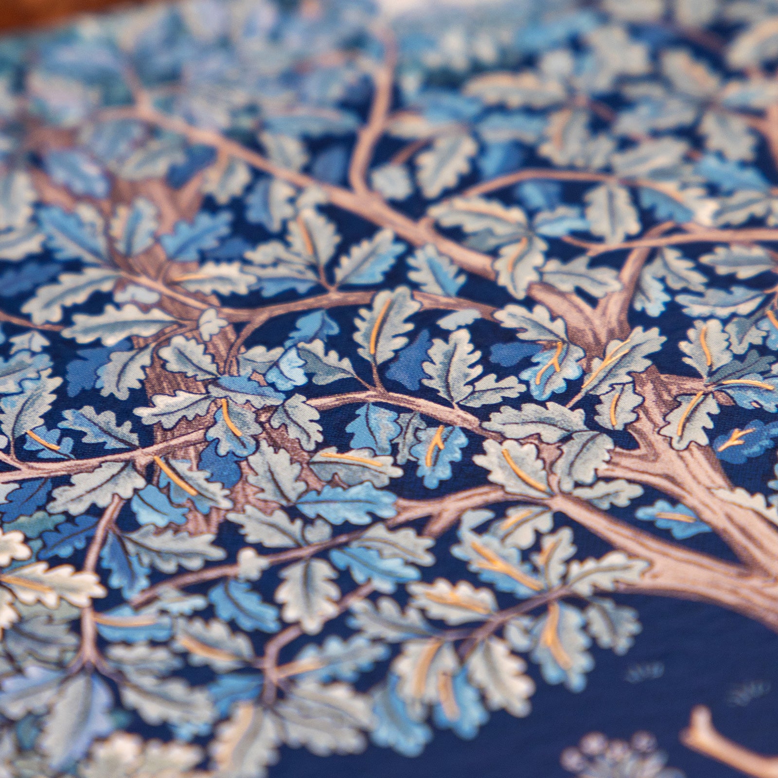 クリスマス ウィリアム・モリス「小川の鹿」　メッセージカード