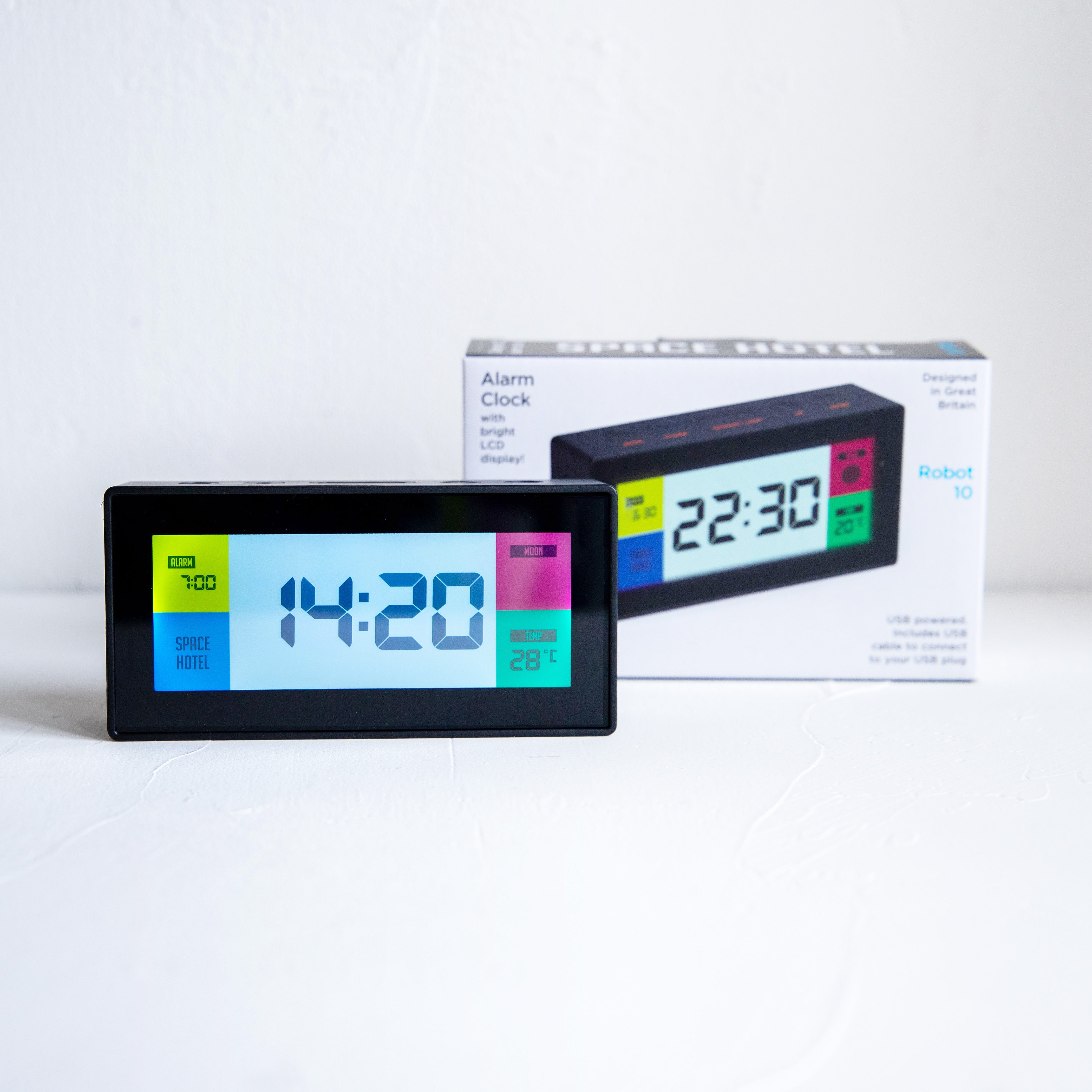 SPACE HOTEL　 Robot Alarm Clock "Black"