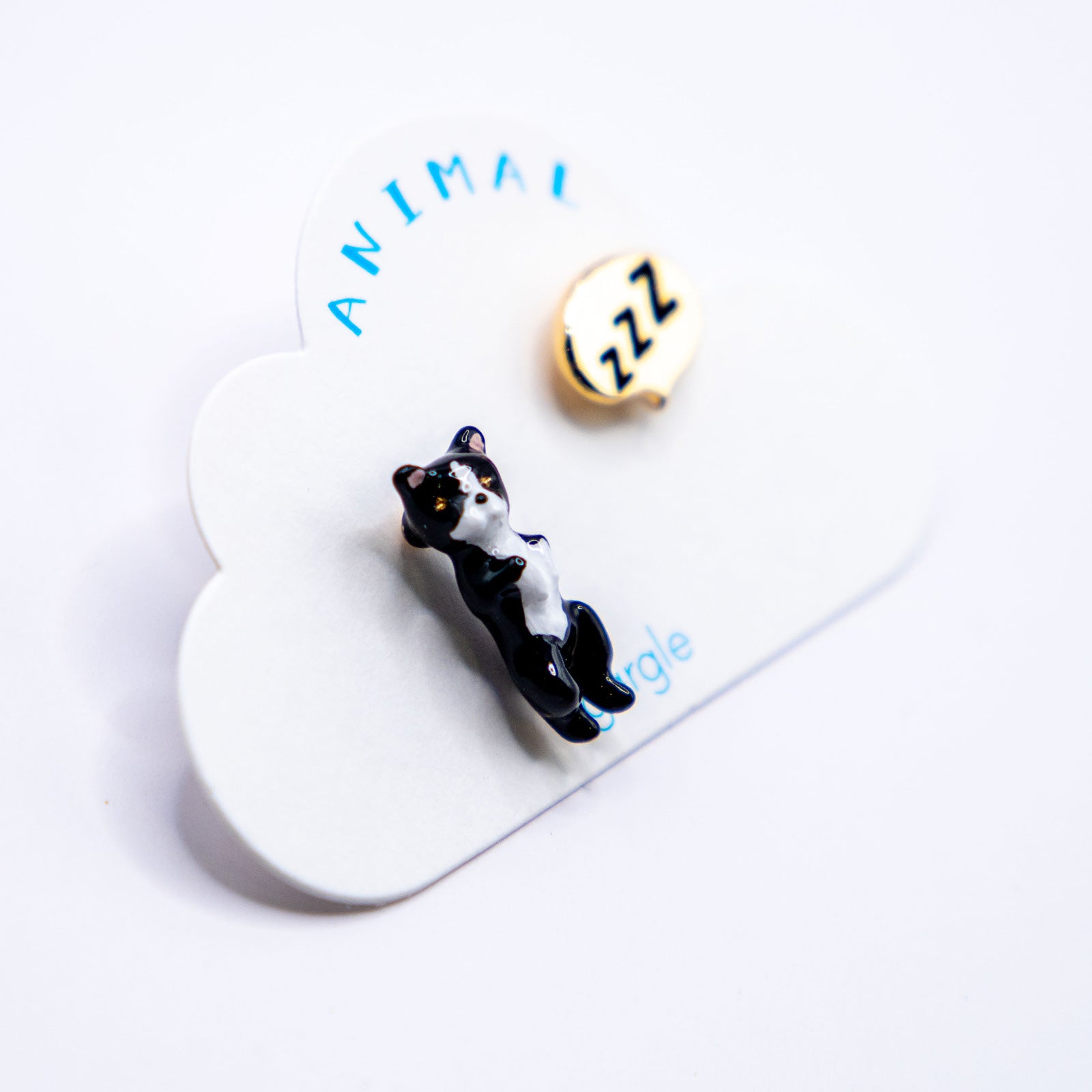 gargle/ガーグル　あお向けアニマル ピアス (フレブル)