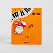 gargle/ガーグル　ミニチュア楽器 ドラム ピアス